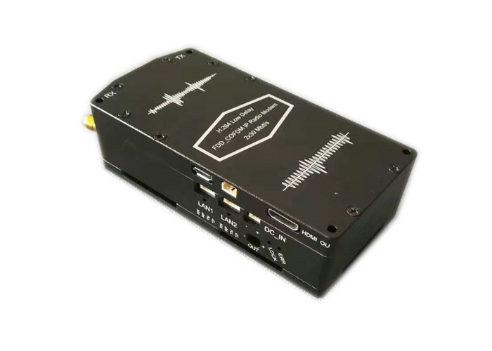 Volumen audio direccional RJ45 del estado latente de Cofdm del BI video bajo del transmisor pequeño