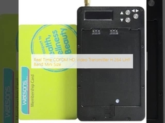 Transmisor de vídeo en tiempo real COFDM HD H.264 UHF Banda Mini Tamaño