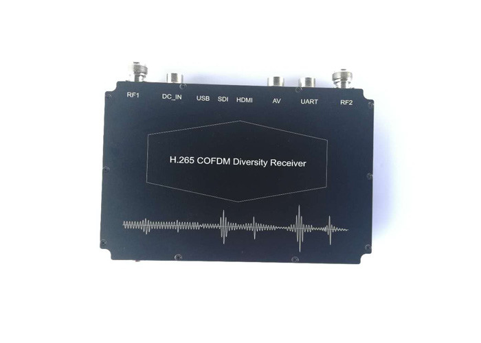 Dos pequeño COFDM receptor video de los canales para Digitaces que difunden H.265