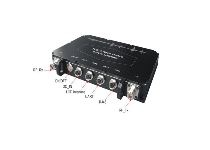 Transmisor video del módem COFDM de la radio del IP de H.265 FDD para el sistema de comunicación táctica
