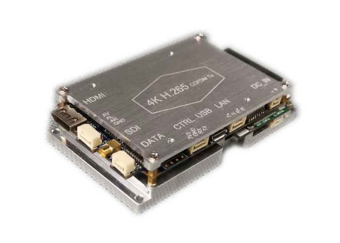 Mini transmisor COFDM de largo alcance HEVC H.265 4K Broadcast Video Transmitter