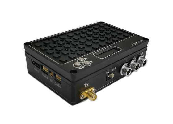 5 transmisor de la gama larga del transmisor inalámbrico HEVC del vatio CVBS COFDM HD